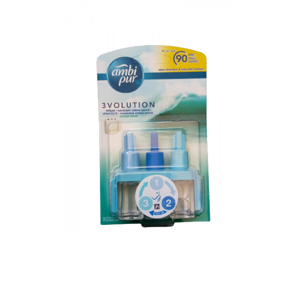 Ambi Pur Rezerva Odorizant Priza 3 volution 20 ml Ocean Mist