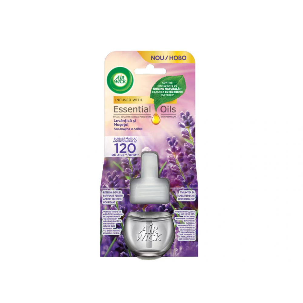 Rezerva odorizant electric Air Wick levantica si musetel, 19 m