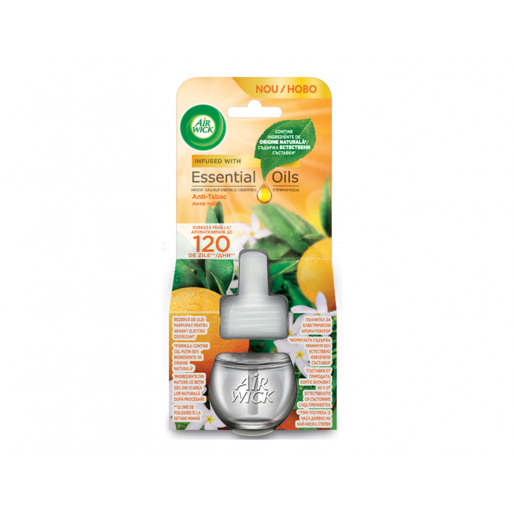 Rezerva odorizant electric anti-tabac Air Wick, 19 ml