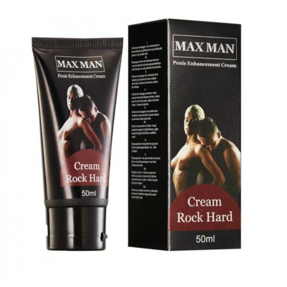 Cremă pentru mărirea penisului MAXMAN Rock hard 50ml