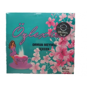 Ceai detoxifiant pentru slabit Ozlex cu aromă de fructe de pădure - 60 pliculețe 240g