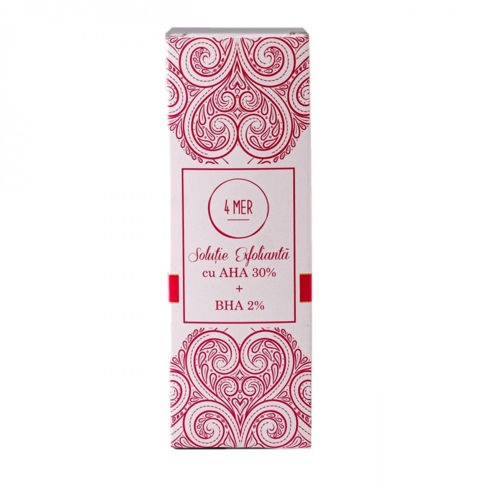 Solutie exfolianta cu AHA 30% si BHA 2%, 30 ml, 4Mer