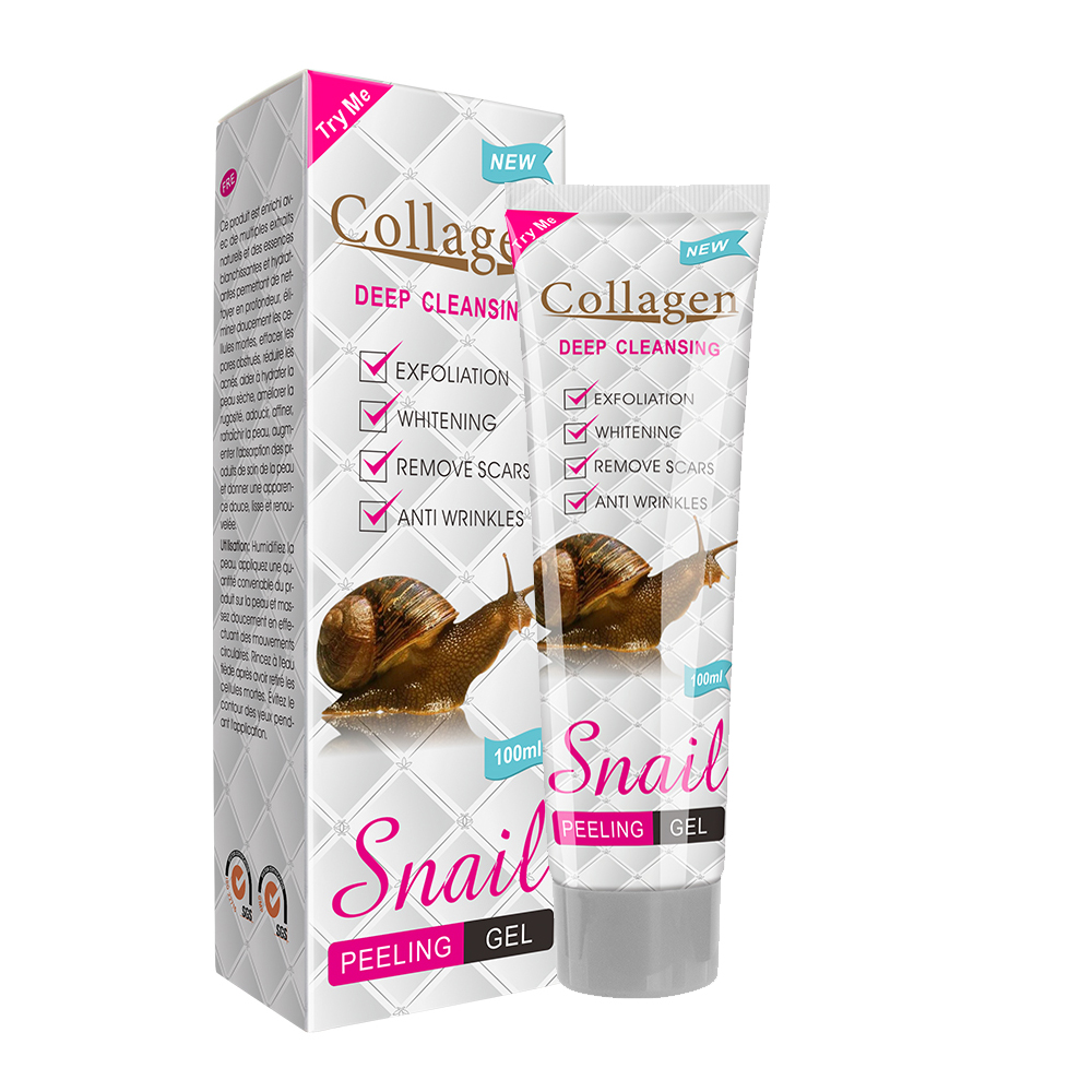 Gel facial exfoliant, anti-cicatrici, efect bald cu extract natural de colgen din melc Snail 100ml